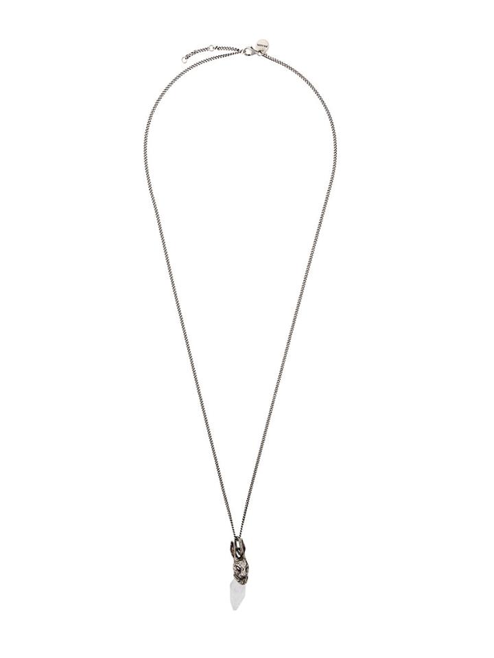 Prada Rabbit Pendant Necklace - Metallic