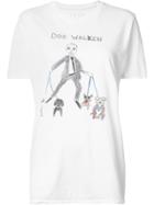 Unfortunate Portrait 'dog Walken' T-shirt - White