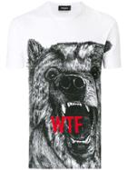 Dsquared2 Bear Print T-shirt - White