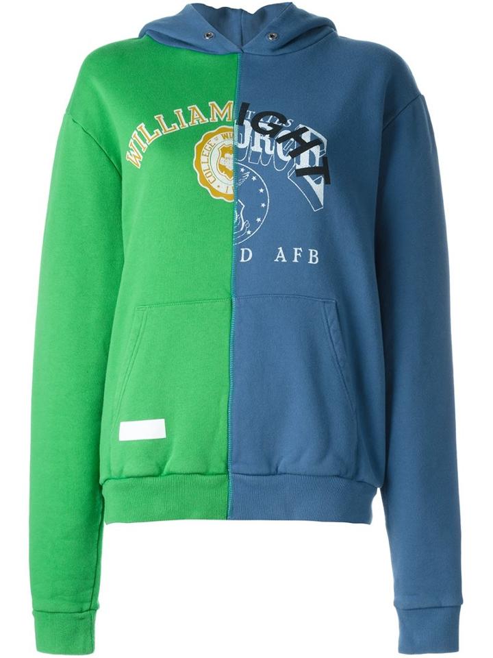 Off-white Reassembled Hoodie, Women's, Size: Xl, Blue, Cotton