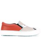 Fendi Embellished Slip-on Sneakers - Multicolour