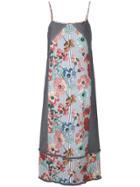 I'm Isola Marras Spaghetti Strap Floral Print Dress - Multicolour