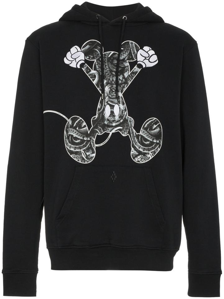 Marcelo Burlon County Of Milan Mickey Mouse Print Cotton Hoodie -