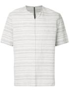 Kazuyuki Kumagai Striped T-shirt - White