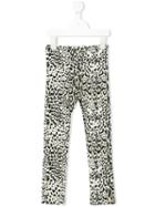 Roberto Cavalli Kids - Leopard Print Leggings - Kids - Cotton/spandex/elastane - 10 Yrs, Black