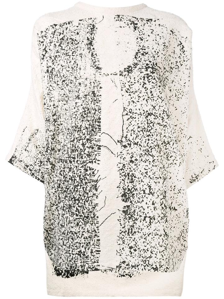 Anntian - Big Topper T-shirt - Women - Cotton/polyamide - One Size, Nude/neutrals, Cotton/polyamide