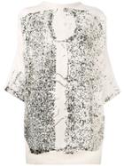 Anntian - Big Topper T-shirt - Women - Cotton/polyamide - One Size, Nude/neutrals, Cotton/polyamide
