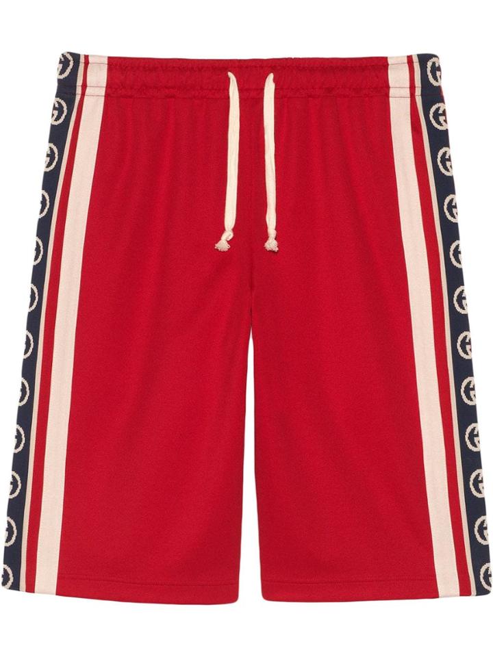 Gucci Technical Jersey Shorts - Red