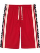 Gucci Technical Jersey Shorts - Red