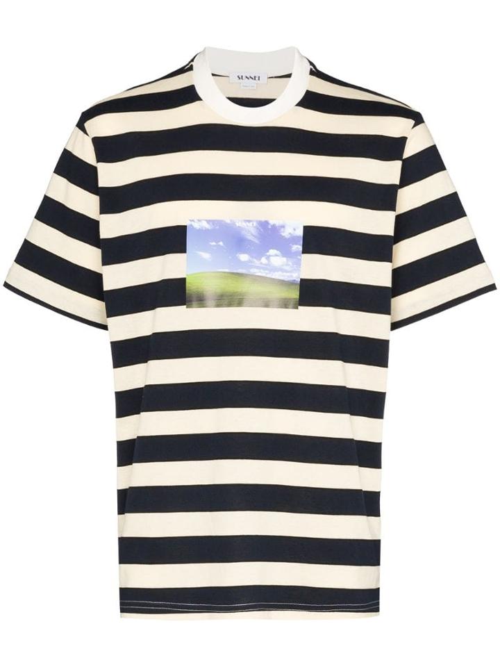 Sunnei Bliss Striped T-shirt - Multicolour