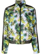 Versace Printed Zipped Jacket - Multicolour
