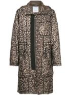 Ports V Leopard Print Coat - Multicolour