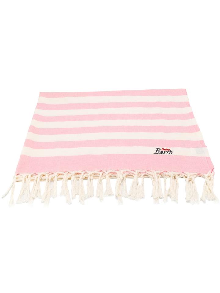 Mc2 Saint Barth Striped Scarf - Neutrals