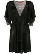 Missoni Mare Chevron Knit Beach Dress - Black