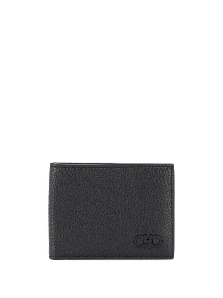 Salvatore Ferragamo Gancini Billfold Wallet - Black