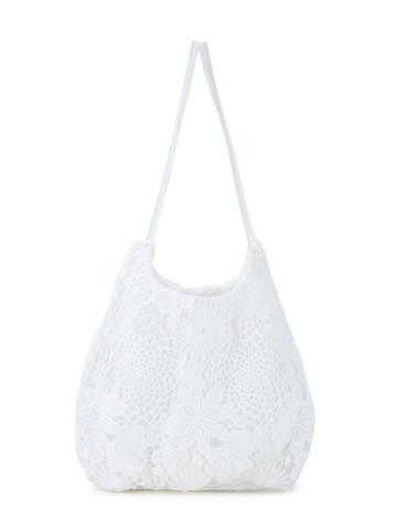 Charabia Woven Tote, Girl's, White