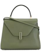 Valextra Iside Tote, Women's, Green, Leather