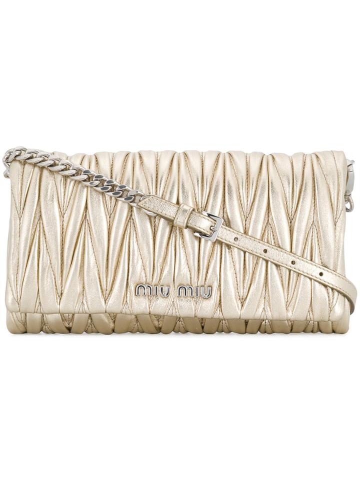 Miu Miu Mini Shoulder Bag - Metallic