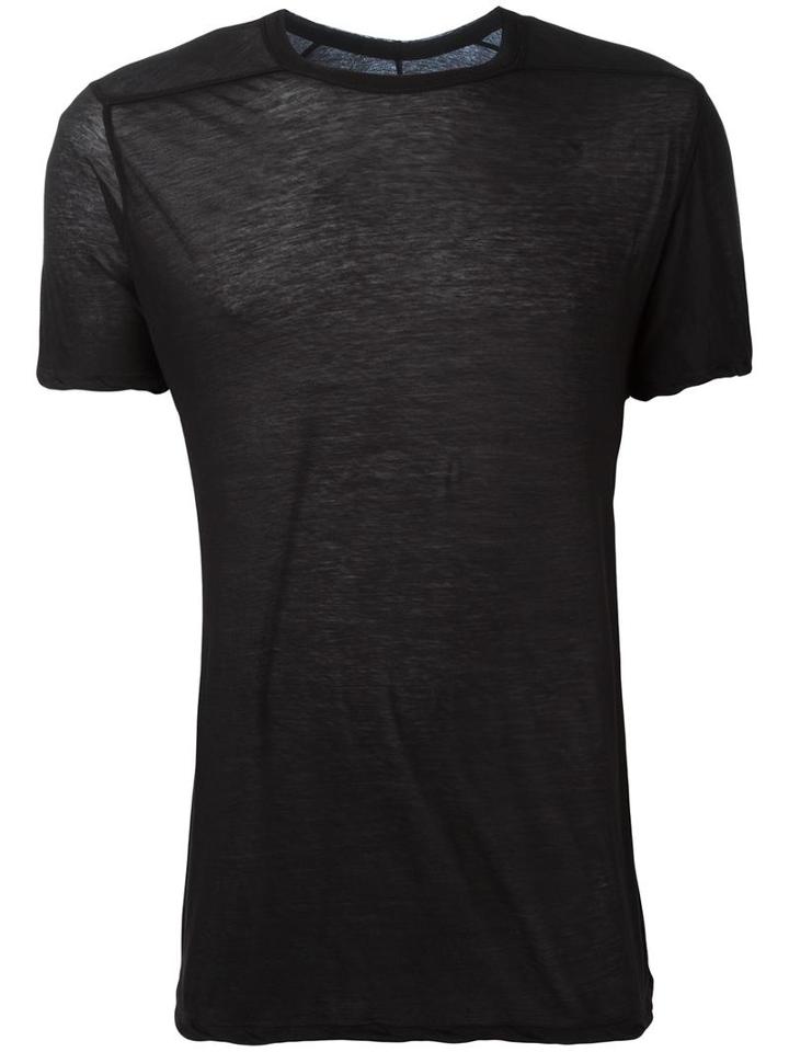 Rick Owens Round Neck T-shirt, Men's, Size: Small, Cotton