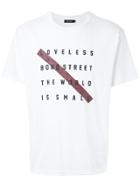 Loveless Graphic Print T-shirt - White
