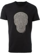 Alexander Mcqueen Embroidered Skull T-shirt