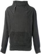 Andrea Ya'aqov Double Zip Sweatshirt, Men's, Size: Small, Grey, Cotton