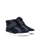 Dolce & Gabbana Kids Teen High-top Sneakers - Blue