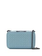 Bottega Veneta Woven Purse - Blue