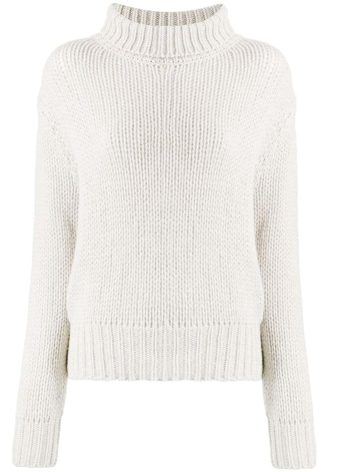 Aragona Chunky Knit Jumper - White