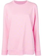 Ck Jeans Round Neck Sweatshirt - Pink