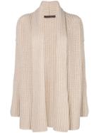 Incentive! Cashmere Chunky Knit Cardigan - Nude & Neutrals