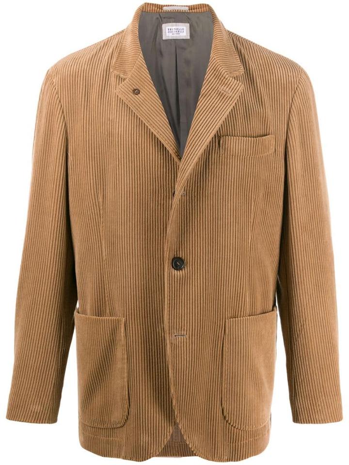 Brunello Cucinelli Corduroy Blazer - Brown