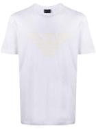 Emporio Armani Textured Logo T-shirt - White