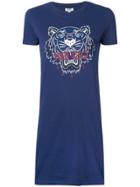 Kenzo Tiger T-shirt Dress - Blue