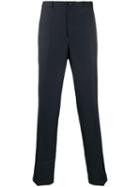 Cobra S.c. Pinstripe Straight Leg Trousers - Blue