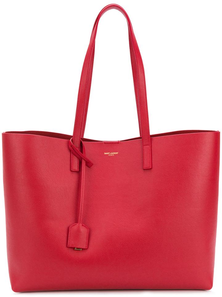 Saint Laurent Shopping Tote - Red