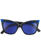 Pared Eyewear - Cat & Mouse Sunglasses - Women - Plastic - One Size, Black, Plastic