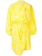 Lemaire Tie Waist Printed Dress - Yellow