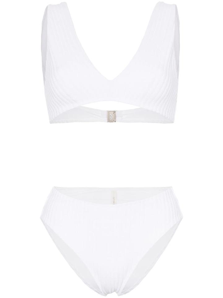 Araks Una Ulla Ribbed Bikini - White