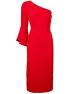 Milly One Shoulder Dress - Red