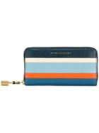 Marc Jacobs The Grind Continental Wallet - Blue