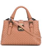 Bottega Veneta Dahlia Leather Handbag - Nude & Neutrals