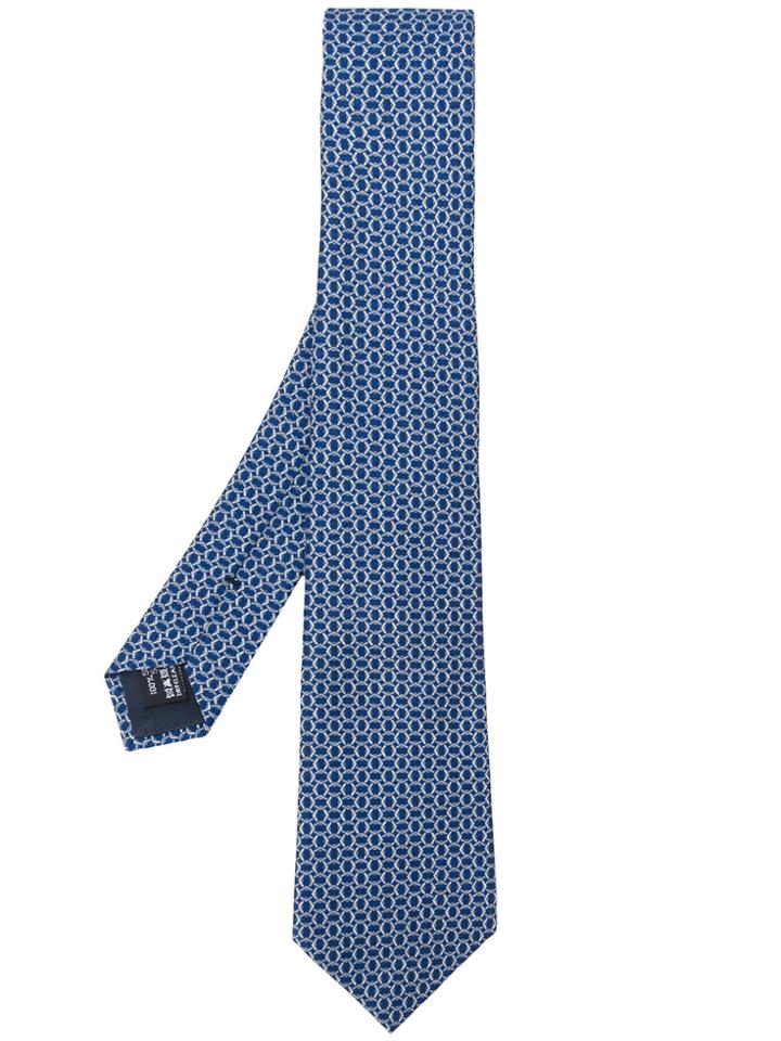 Giorgio Armani Printed Tie - Blue
