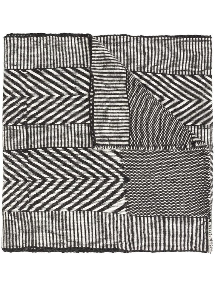Voz 'chevron' Shawl - Black