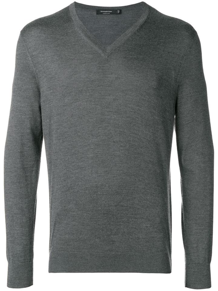 Ermenegildo Zegna V-neck Sweater - Grey
