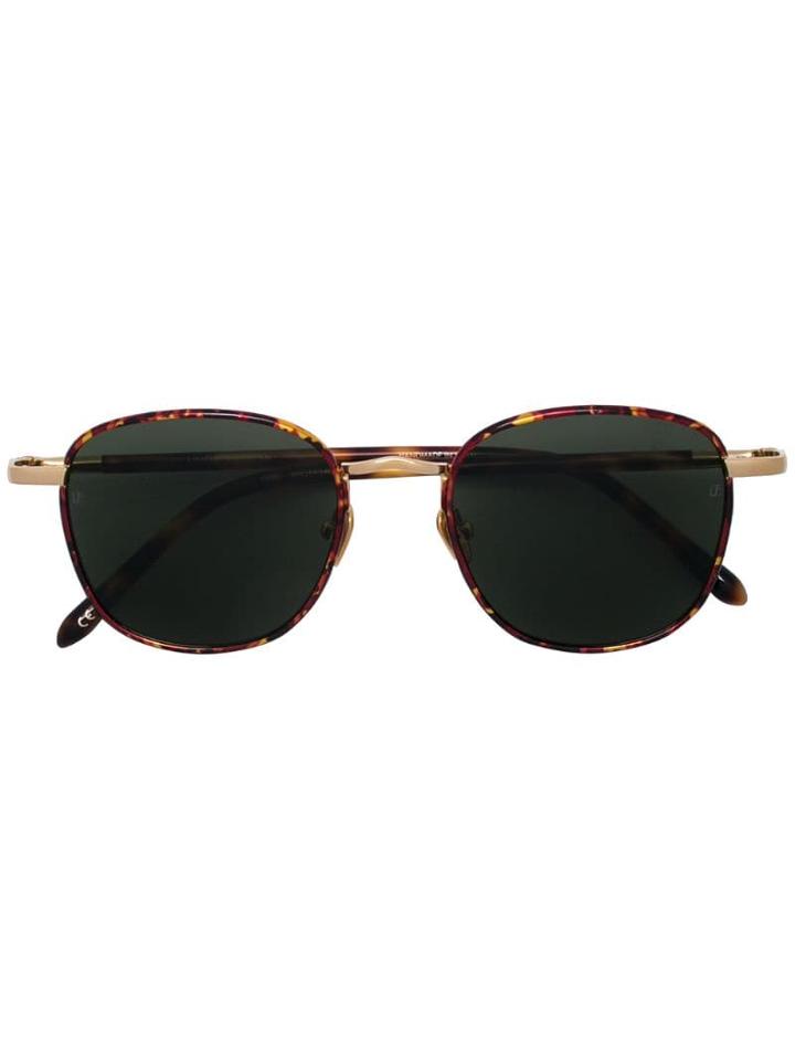 Linda Farrow Tortoiseshell Sunglasses - Black