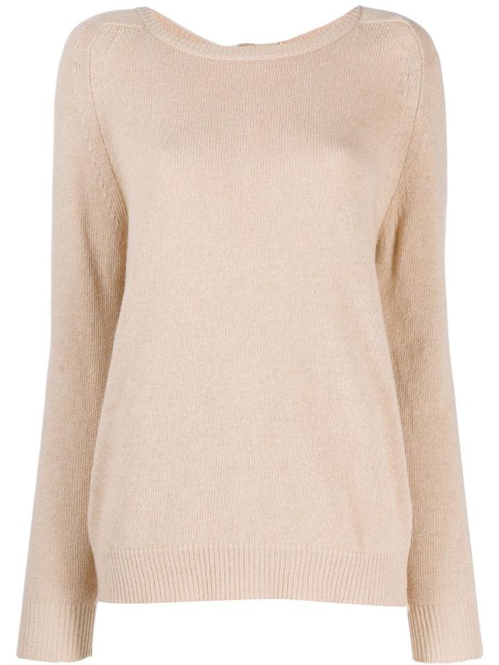 L'autre Chose Round Neck Top - Neutrals