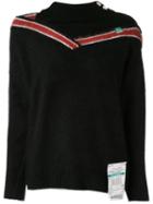 Maison Mihara Yasuhiro Racoon Knit Jumper - Blue