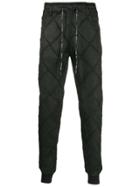Philipp Plein Statement Quilted Joggers - Black