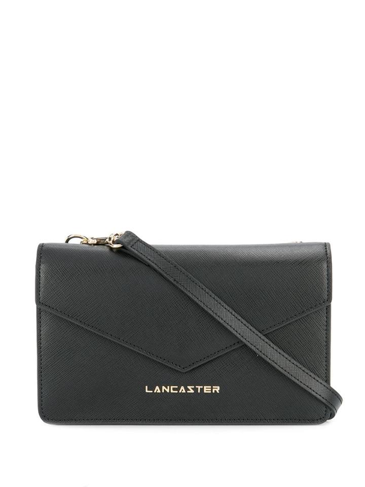 Lancaster Foldover Shoulder Bag - Black